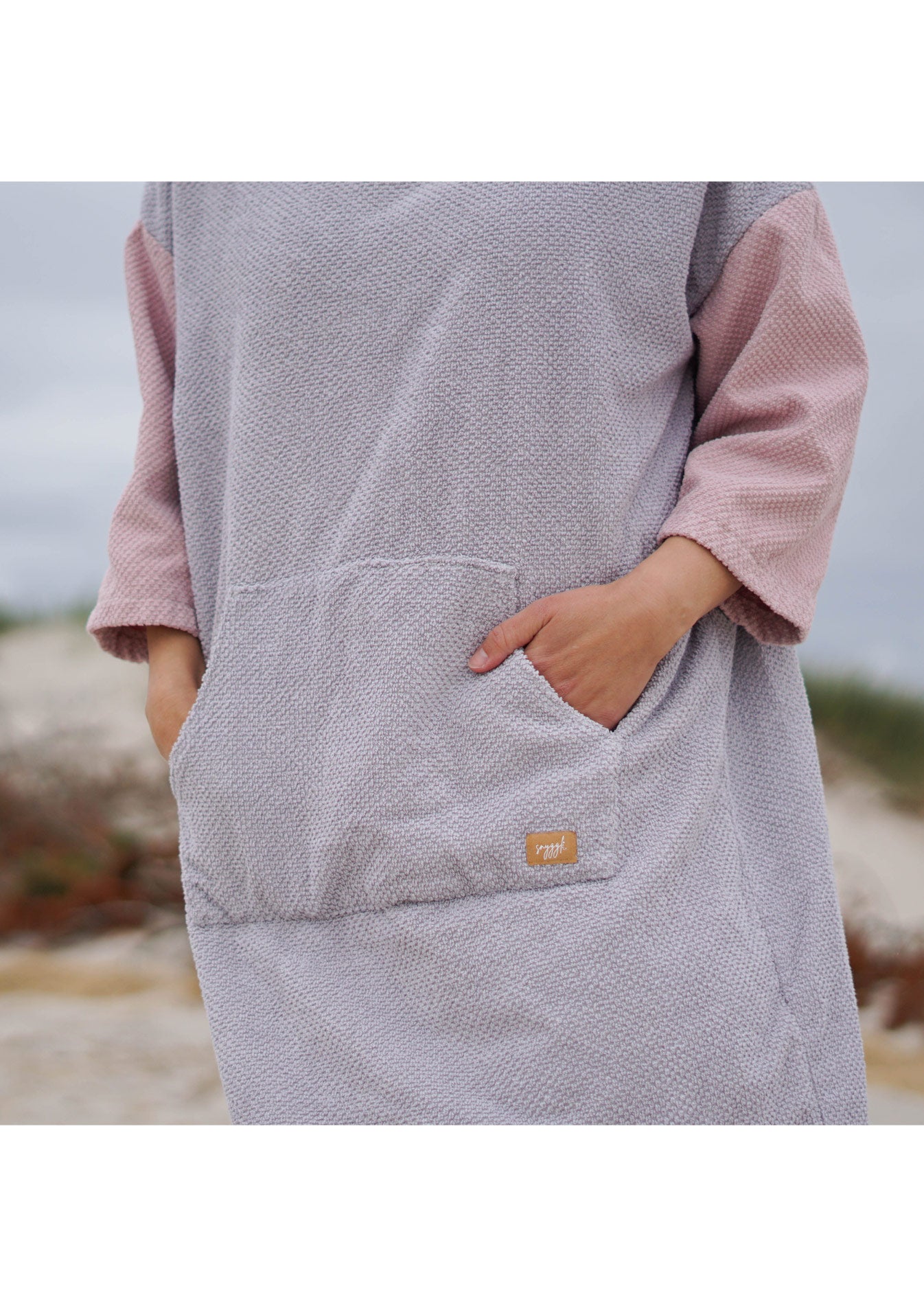 Snyggli-Schnittmuster-Long-Beachhoodie-Damen-Herren-unisex-Kitesurfen-Surfen-Musselin-Frottee-Poncho-Waffelpique-Label