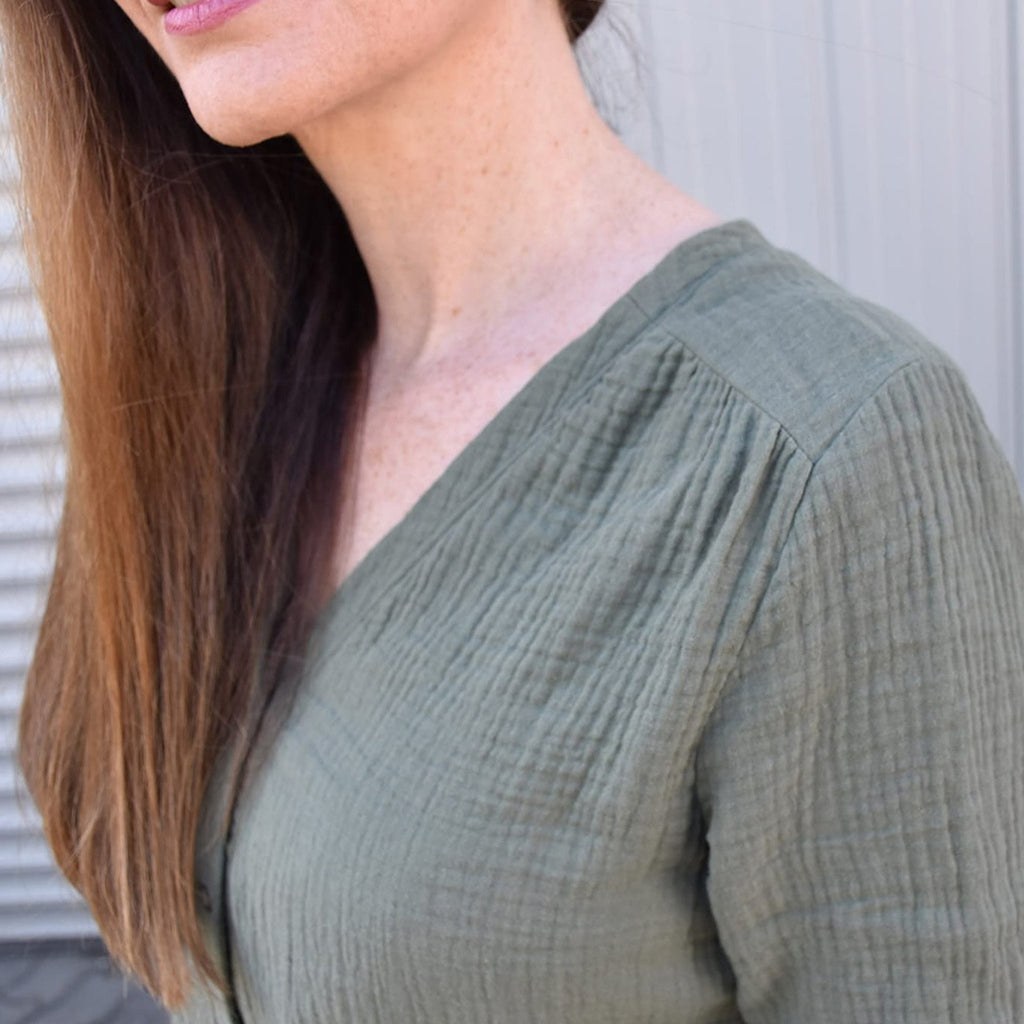 Snyggli-Schnittmuster-Musselin-Bluse-Hjertemusling-Damen-Größe-32-50-Nähanleitung