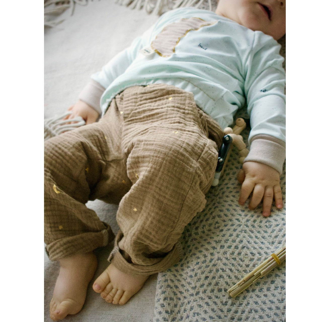 Musselin Hose Strandmusling Gr. 56-68