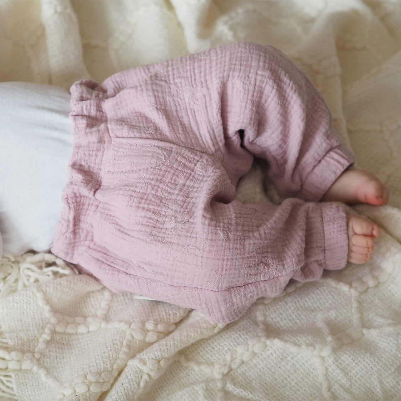 Musselin Hose Strandmusling Gr. 56-68