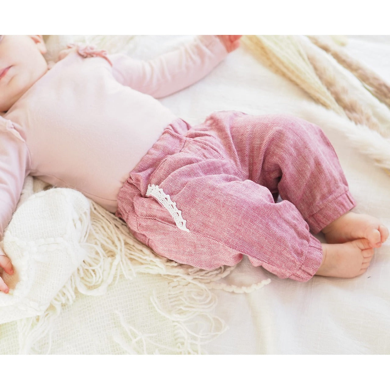 Musselin Hose Strandmusling Gr. 56-68