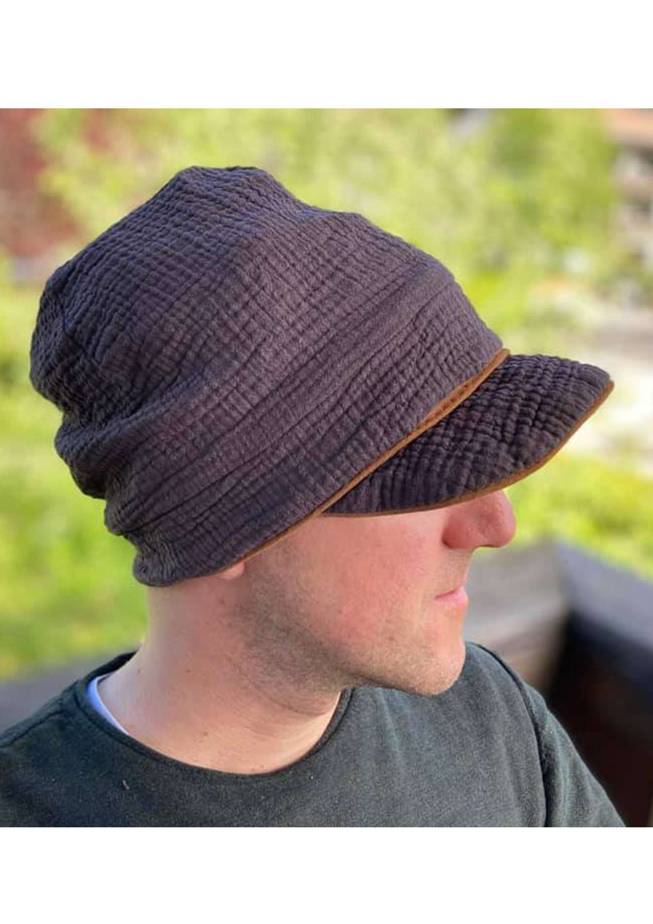 Snyggli-Schnittmuster-Musselin-Mütze-Sommerhue-Baby-Kinder-Damen-Herren_Herren