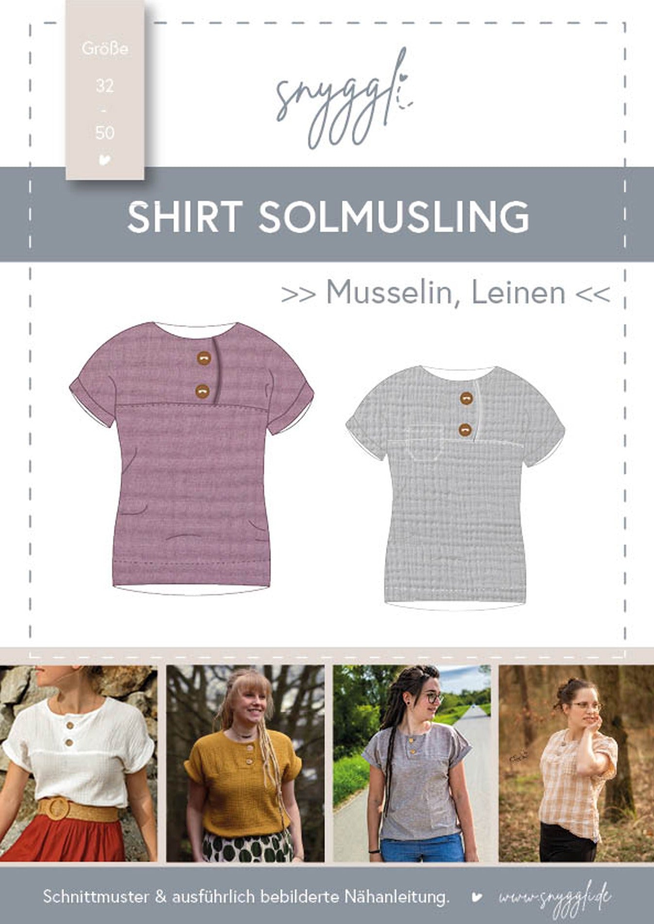 Snyggli-Schnittmuster-Musselin-Shirt-Solmusling-Damen-Leinen-Gr-32-50-Nähanleitung-Ebook-Sommer-cover