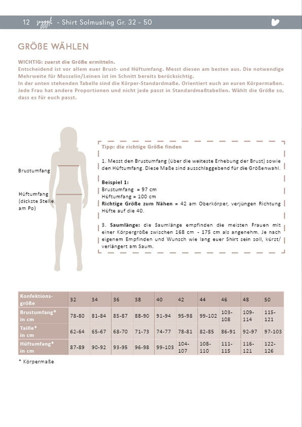 Snyggli-Schnittmuster-Musselin-Shirt-Solmusling-Damen-Leinen-Gr-32-50-Nähanleitung-Ebook-Sommer-maßtabelle