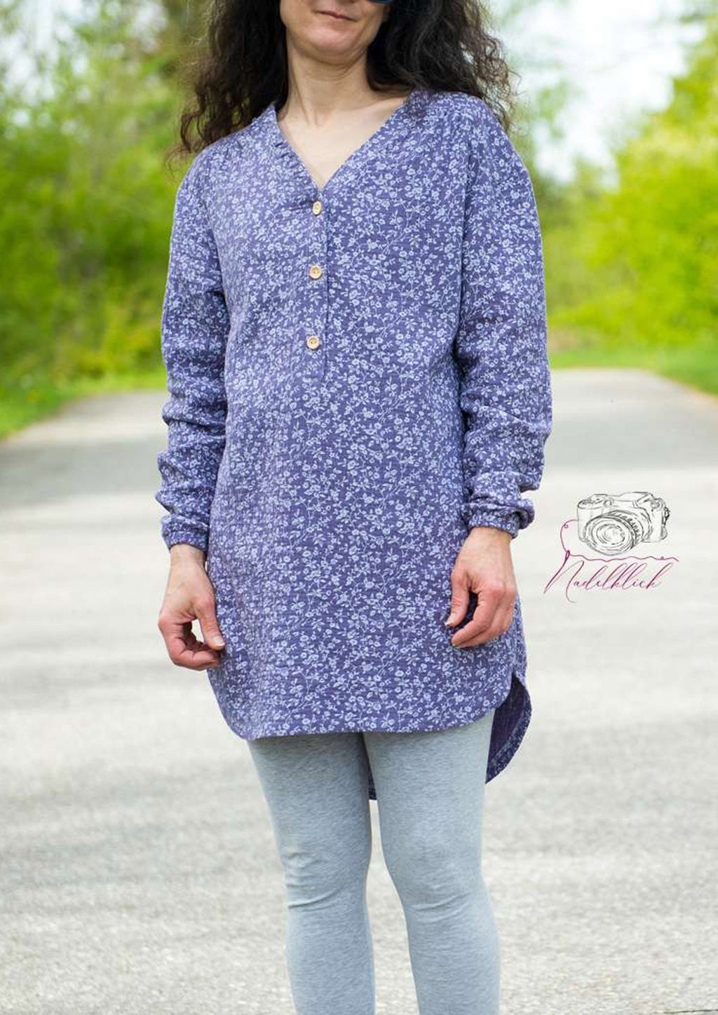 Snyggli-Schnittmuster-Musselin-tunika-Lykkemusling-Leinen-Nähen-Ebook-Nähanleitung-Damen-Grösse-32-50-blumen