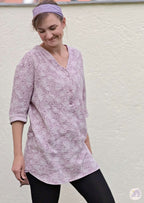 Snyggli-Schnittmuster-Musselin-tunika-Lykkemusling-Leinen-Nähen-Ebook-Nähanleitung-Damen-Grösse-32-50-flieder