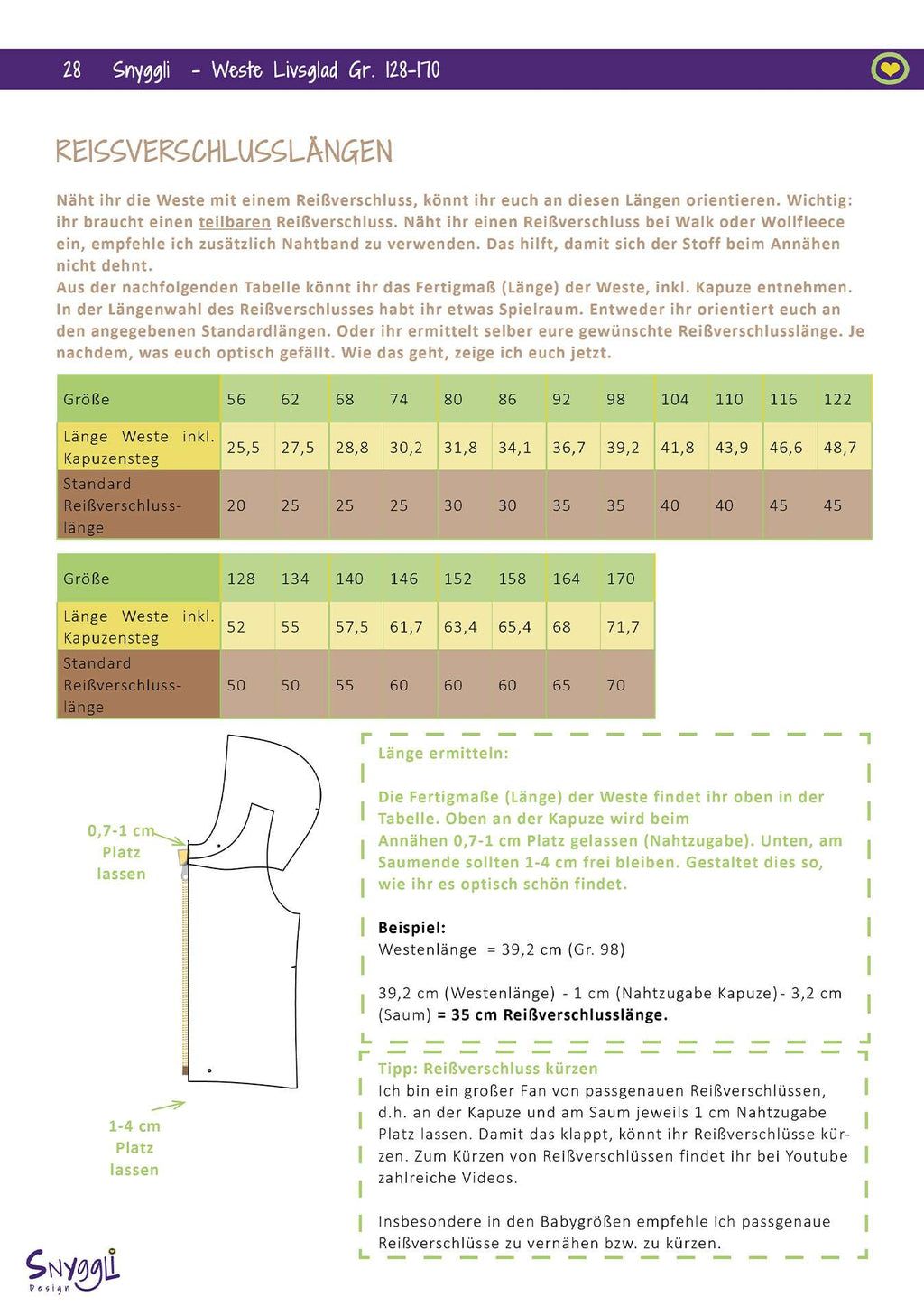 Snyggli-Schnittmuster-Nähanleitung-Weste-Livsglad-Kinder-Teens-Reißverschluss