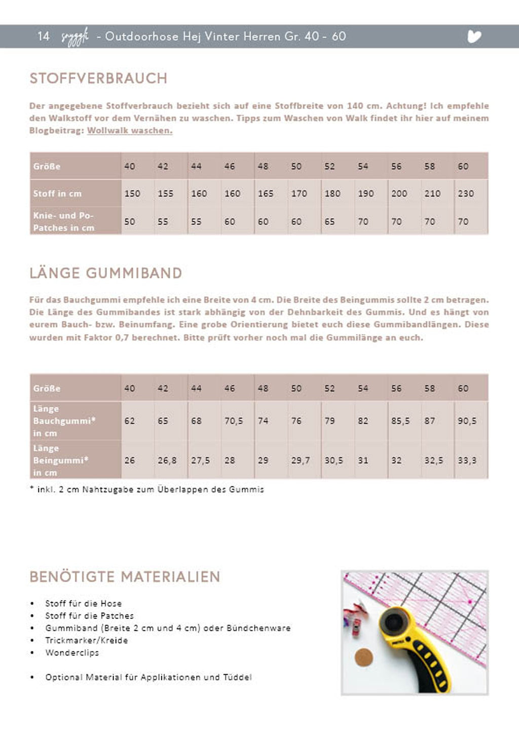 Snyggli-Schnittmuster-Outdoorhose-Hej-Vinter-Herren-Hose-Walk-Softshell-Gr-40-60-Stoffverbrauch