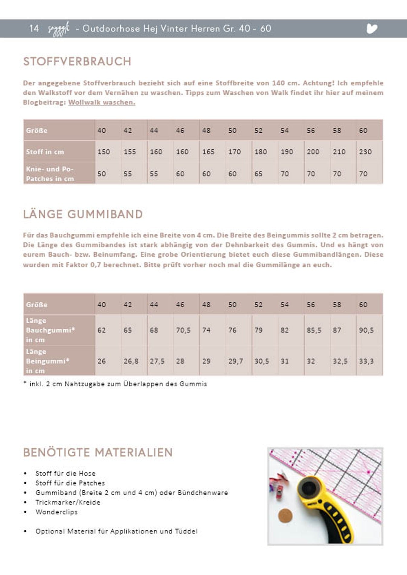Snyggli-Schnittmuster-Outdoorhose-Hej-Vinter-Herren-Hose-Walk-Softshell-Gr-40-60-Stoffverbrauch