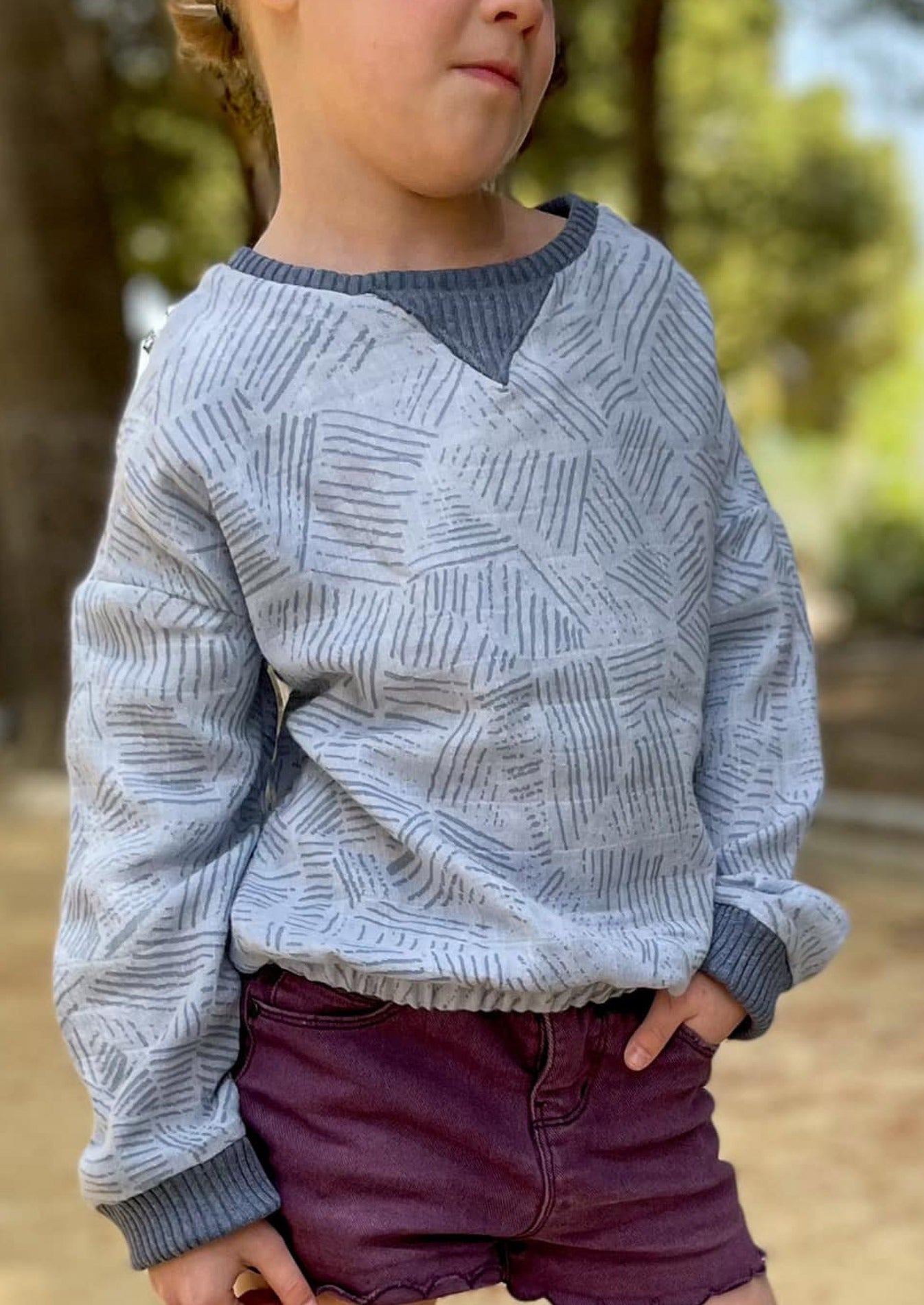 Snyggli-Schnittmuster-Oversized-Sweater-Surf-Gr-56-122-Nähanleitung-Musseli--Mädchen