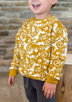 Snyggli-Schnittmuster-Oversized-Sweater-Surf-Gr-56-122-Nähanleitung-Musselin-Sweat-gelb