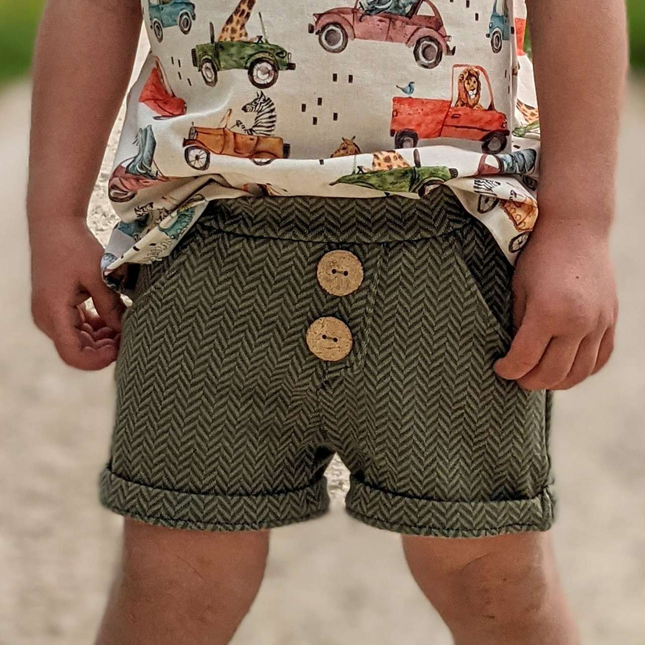 Snyggli-Schnittmuster-Short-Solbad-kurze-Hose-Kinder-Teens-Größe-86-164-Nähanleitung Hauptbild