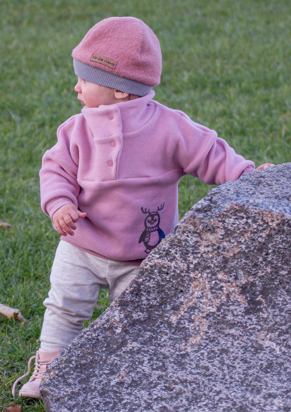 Snyggli-Schnittmuster-Troyer-Hej-Hjemme-Sweat-Fleece-Teddy-Babys-Kinder-Jungs-Mädchen-Teens-Gr-56-122-hygge-beanie