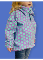 Snyggli-Schnittmuster-Troyer-Hej-Hjemme-Sweat-Fleece-Teddy-Babys-Kinder-Jungs-Mädchen-Teens-Gr-56-122-lila