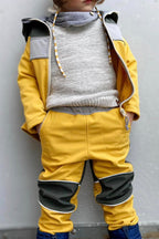 Snyggli-Schnittmuster-Walkhose-Outdoorhose-Hej-Vinter-Babys-Kinder-Gr-56-122-Softshell-gelb