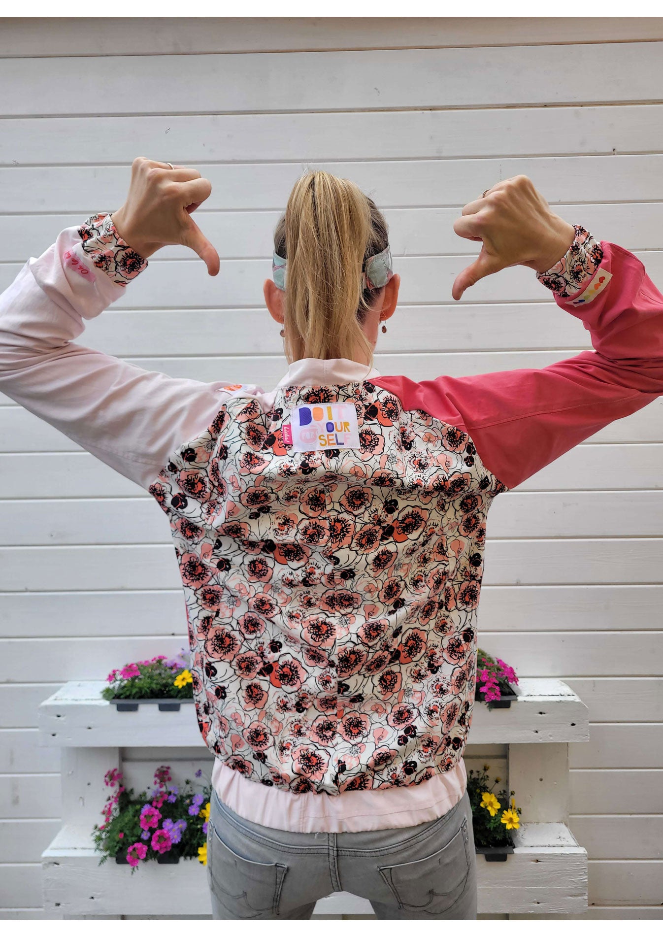 Snyggli-Schnittmuster-collegejacke-helt-mig-damen-nähanleitung-ebook-größe-32-50-bunt-rosa