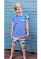 Snyggli Schnittmuster kurze Hose Shorts Solbad Shirt Stranden j