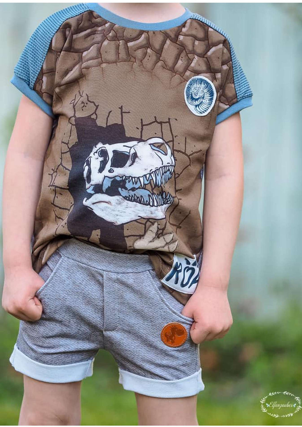 Snyggli Schnittmuster kurze Hose Shorts Solbad Shirt Stranden