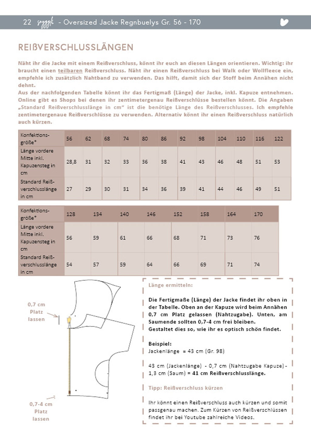 Snyggli-Schnittmuster-oversized-jacke-regnbuelys-babys-kinder-teens-junge-mädchen-nähanleitung-ebook-größe-56-170-Reißverschlusslängen
