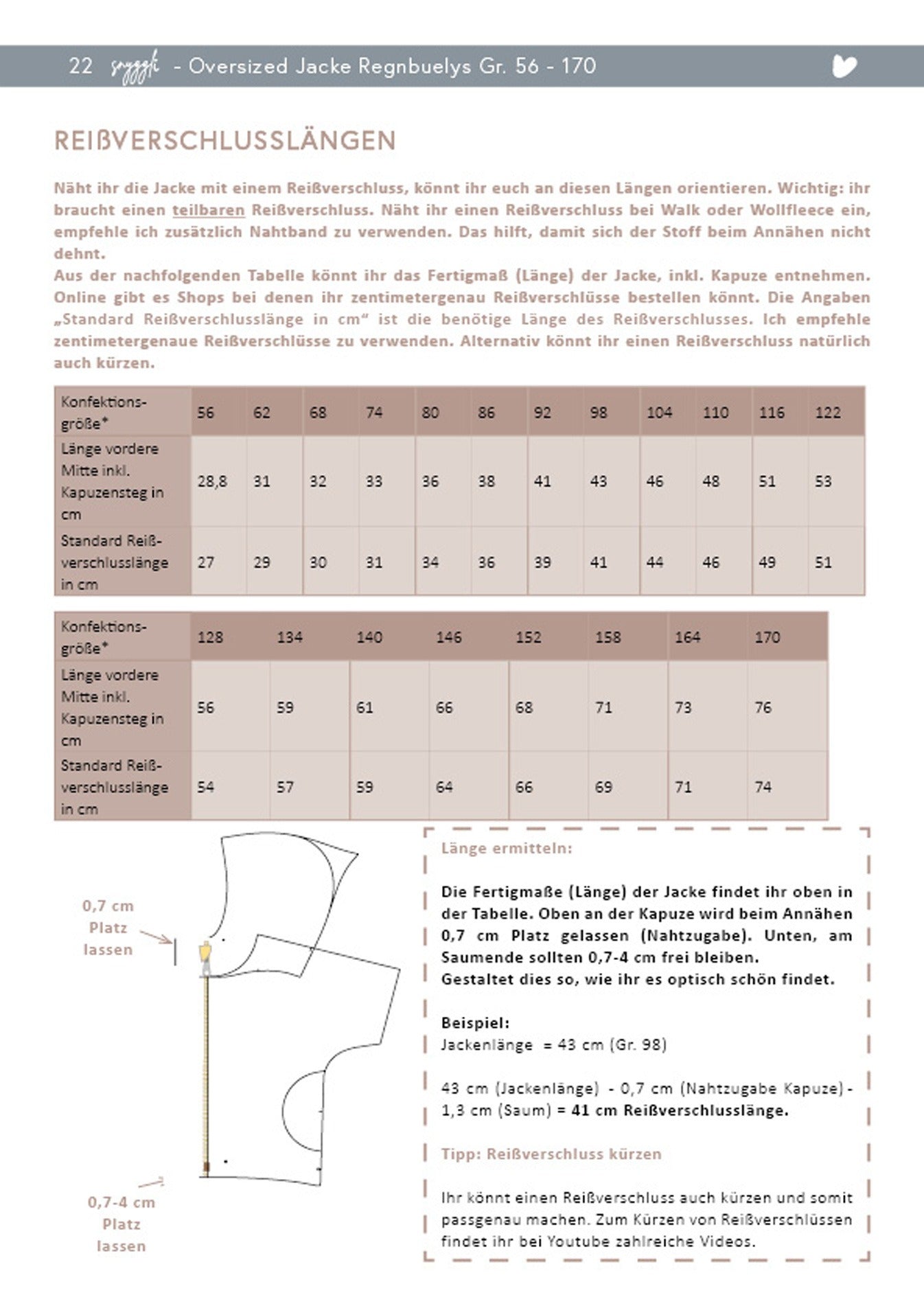 Snyggli-Schnittmuster-oversized-jacke-regnbuelys-babys-kinder-teens-junge-mädchen-nähanleitung-ebook-größe-56-170-Reißverschlusslängen