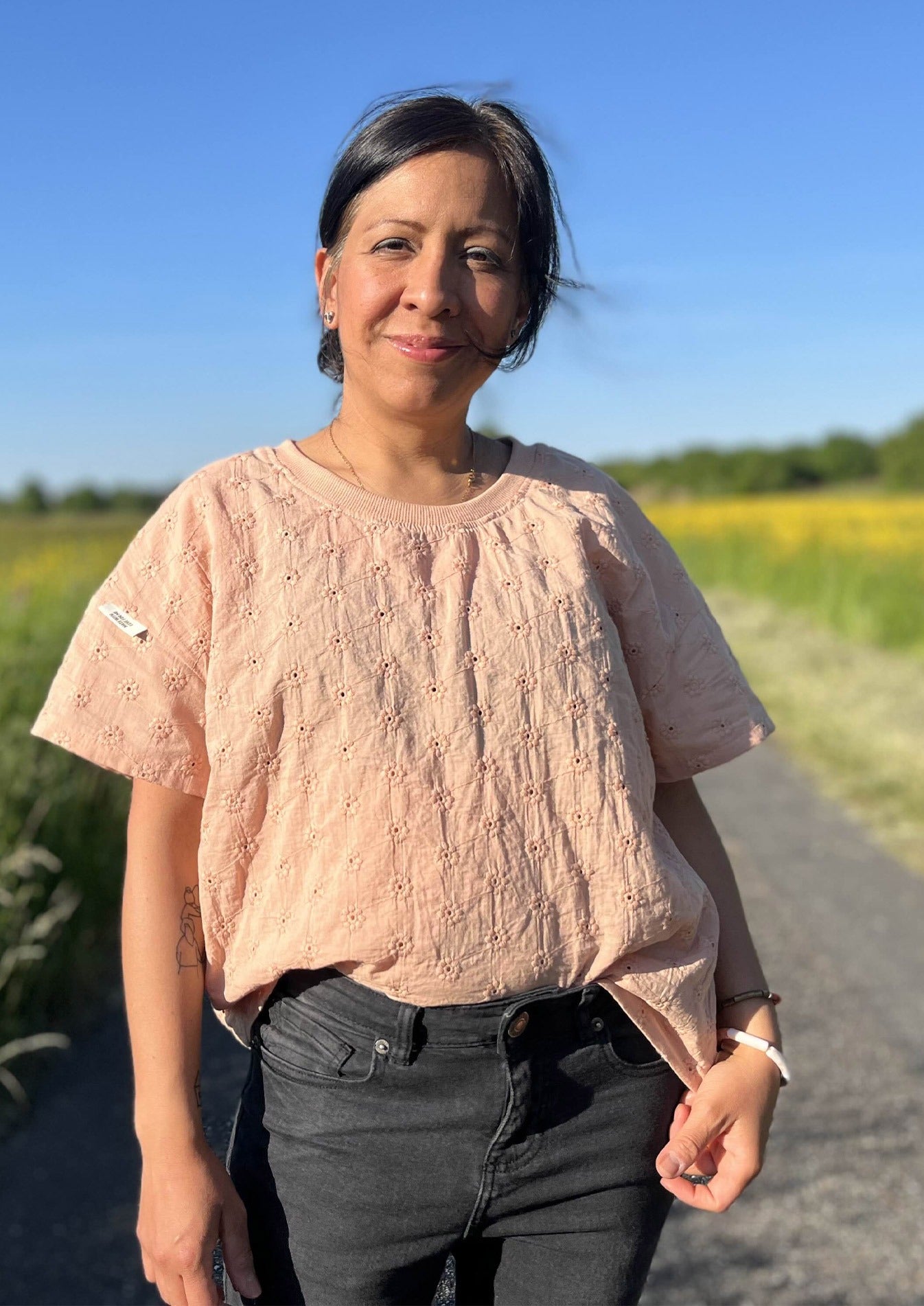 Snyggli-Schnittmuster-oversized-shirt-lys-damen-nähen-tshirt-größe-32-50-pattern-sewing-women-leinen-lachs