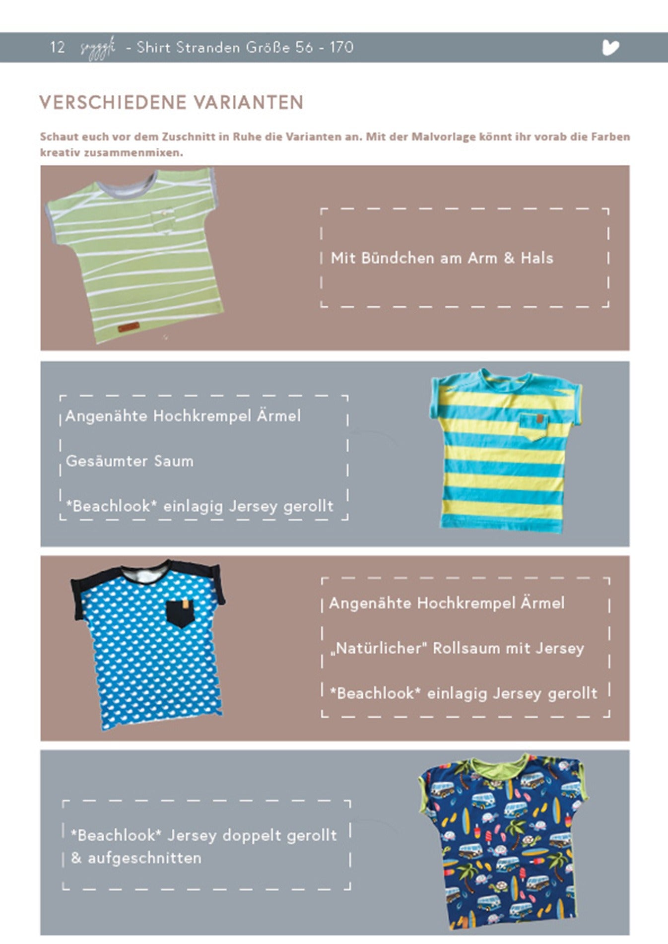 Snyggli-Shirt-Stranden-Jersey-Musselin-Schnittmuster-Ebook-Junge-Mädchen-Babys-Kinder-Gr-56-170-Varianten