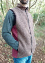 Snyggli-Weste-Livsglad-Herren-Schnittmuster-Männer-Walk-Softshell-Gr-40-60-Walk-nahttaschen