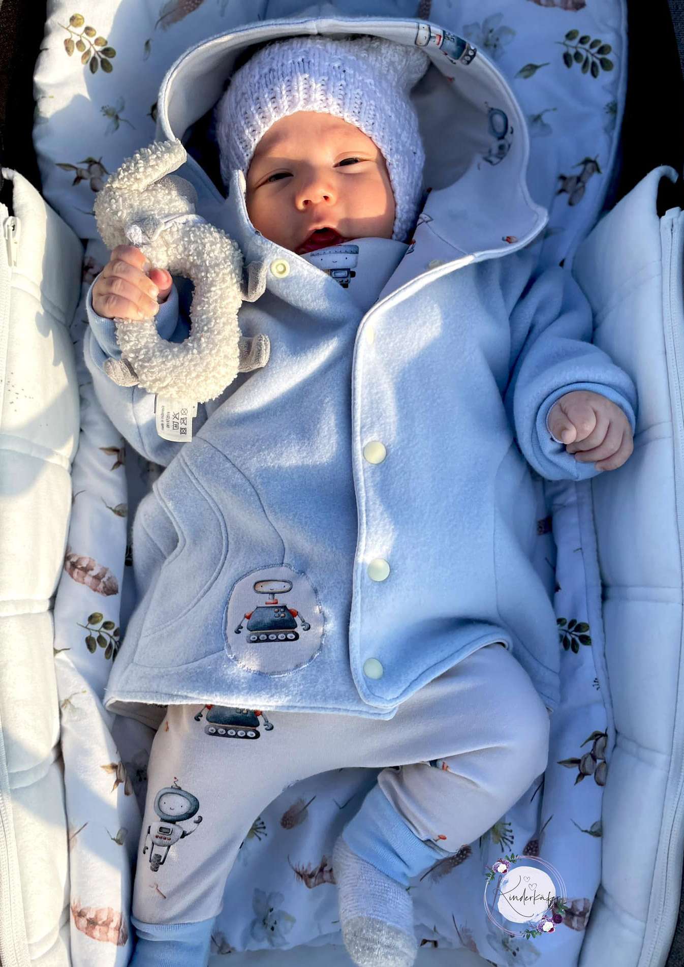 Snyggli-eBook-Jacke-Regnbue-Gr.-56-122-Babys-Kinder-Walk-Schnittmuster-Baby