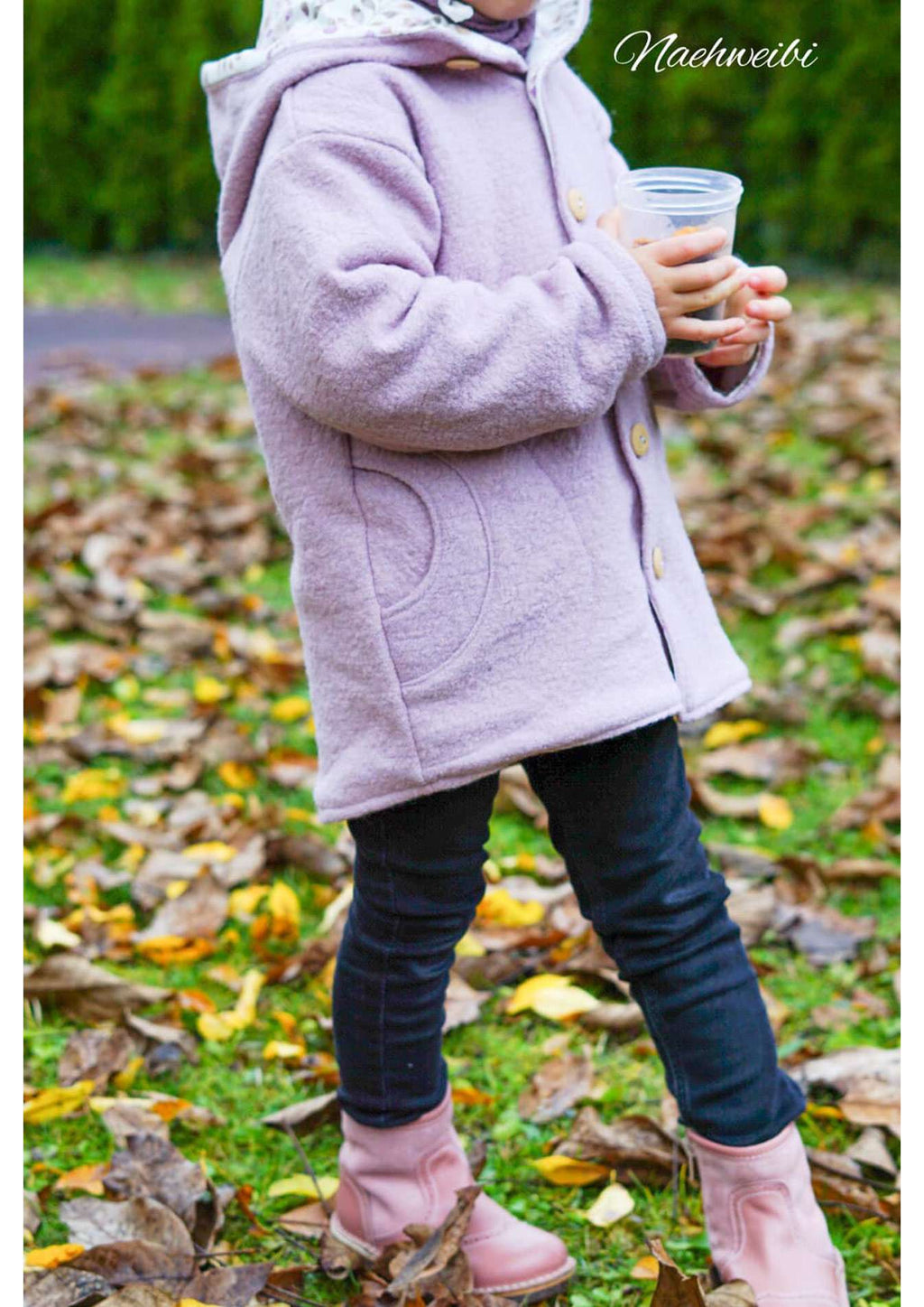 Snyggli-eBook-Jacke-Regnbue-Gr.-56-122-Babys-Kinder-Walk-Schnittmuster-Maedchen