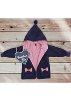 Snyggli-eBook-Jacke-Regnbue-Gr.-56-122-Babys-Kinder-Walk-Schnittmuster-Schleifchentasche
