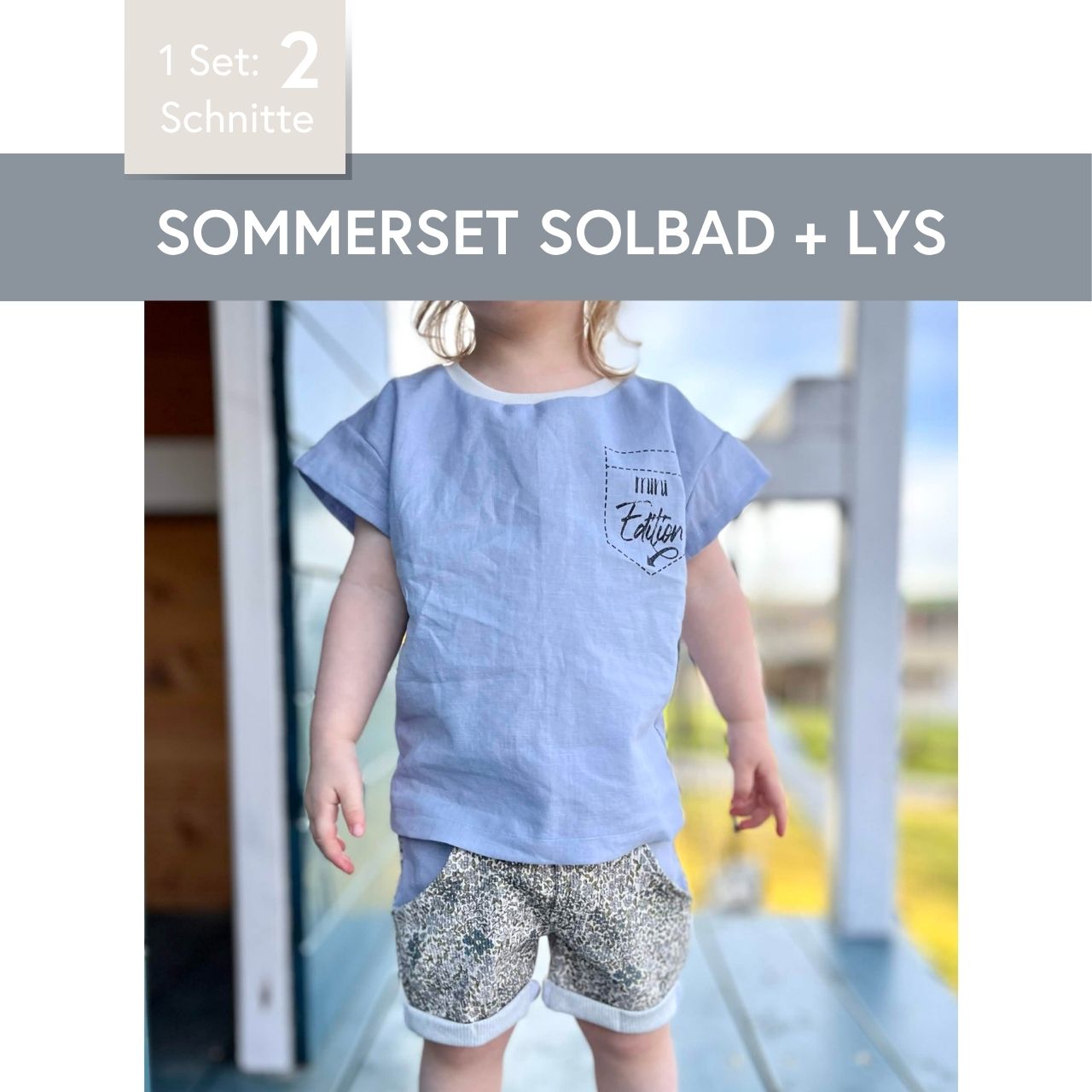 Sommerset Solbad + Lys | Gr. 86-164 | 1 Set: 2 Schnitte Product image