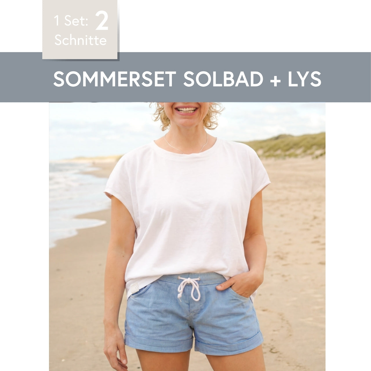 Sommerset Solbad + Lys| Gr. 32-50 | 1 Set: 2 Schnitte Product image