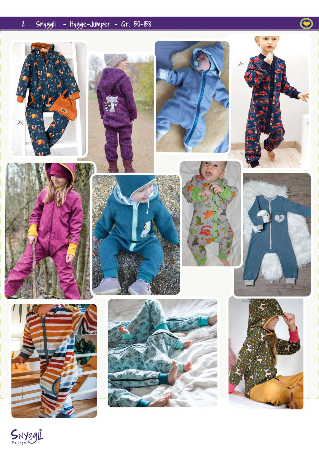 Hygge Jumper Schnittmuster ebook Snyggli Baby Kinder