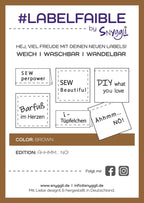 labelfaible etiketten snyggli labels