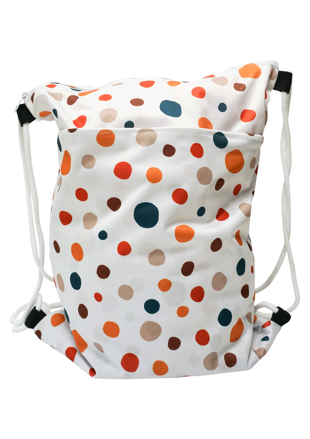 snyggli-Zsauberbeutel_deluxe_wetbag_dots-bunte-punkte Product image