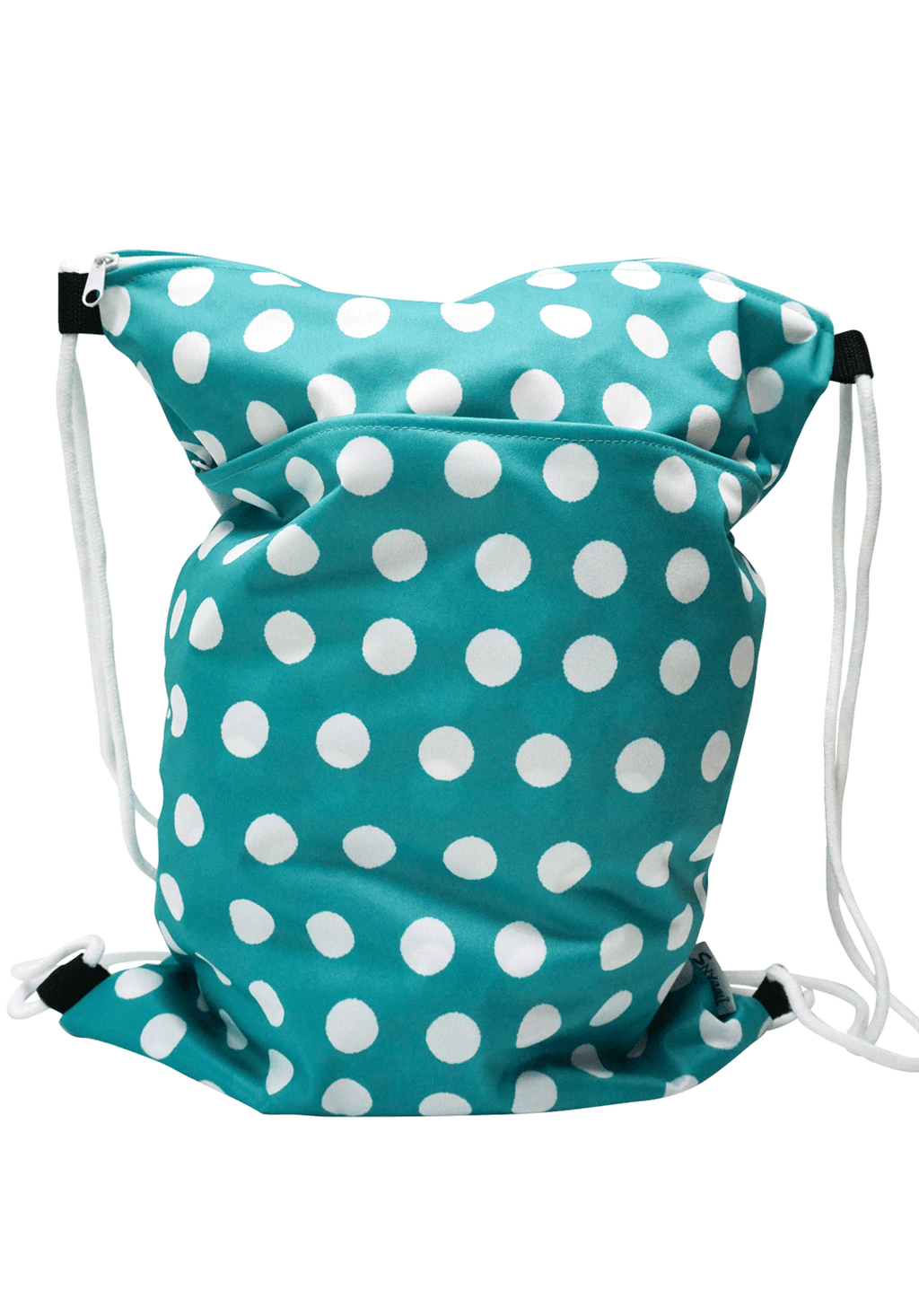 snyggli-Zsauberbeutel_deluxe_wetbag_dots-türkis