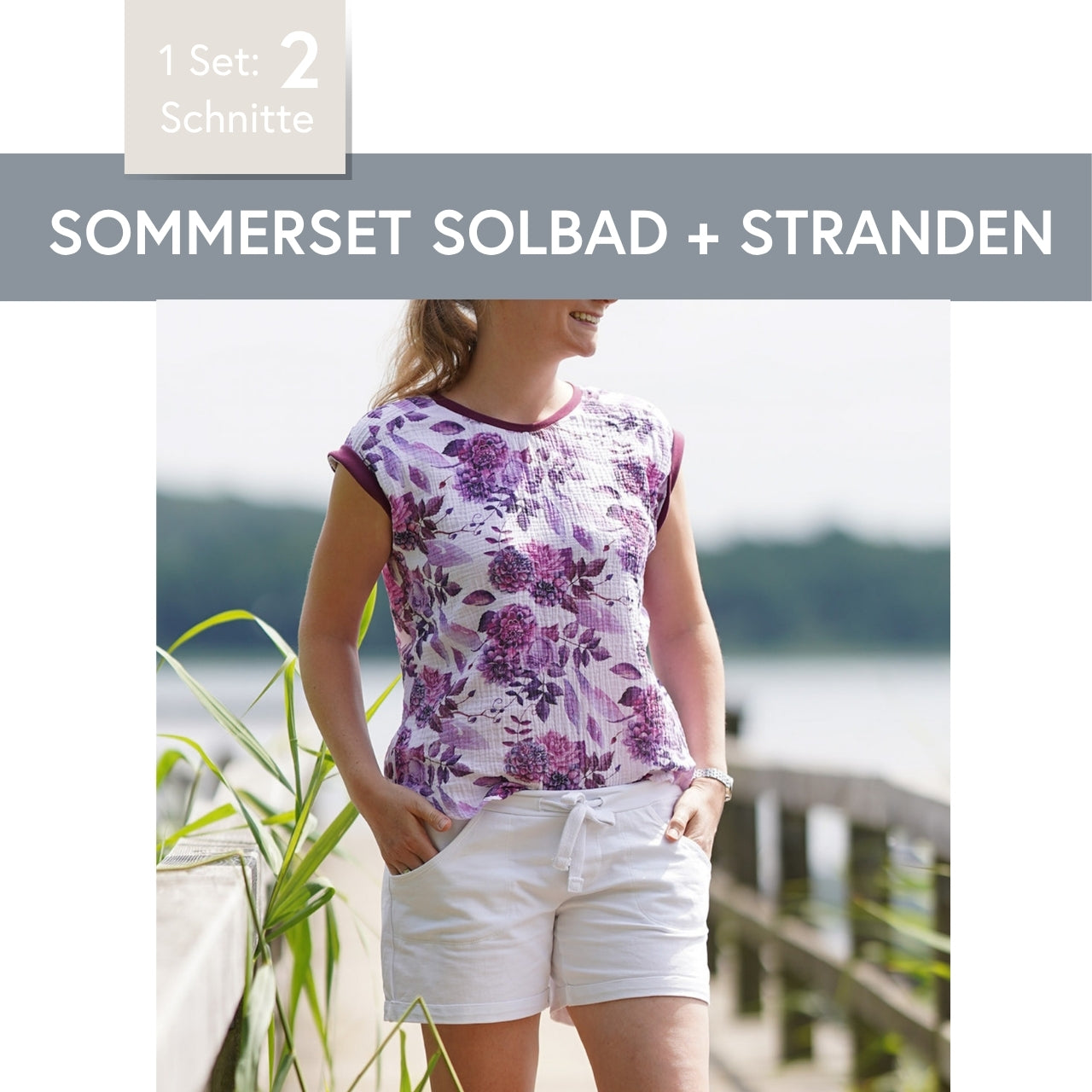 Sommerset Solbad + Stranden| Gr. 32-50 | 1 Set: 2 Schnitte Product image
