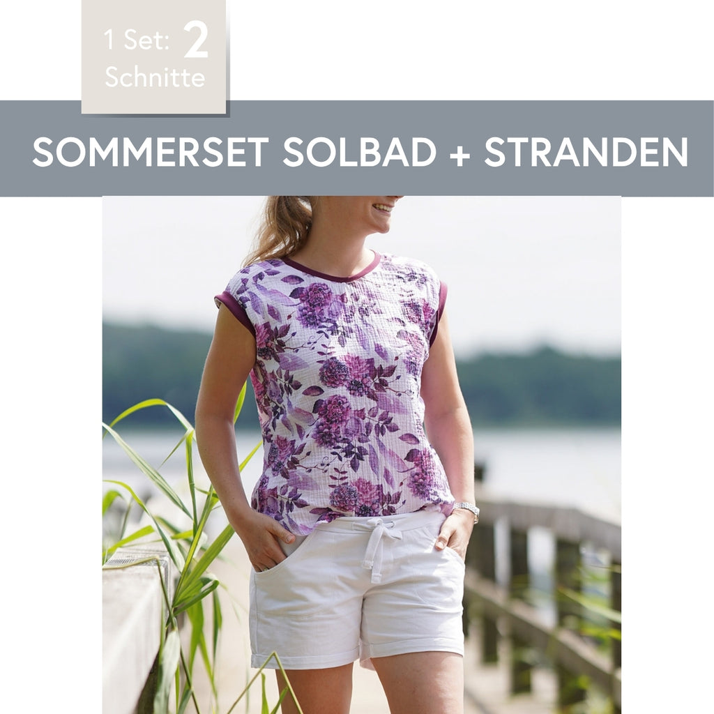 Sommerset Solbad + Stranden| Gr. 32-50 | 1 Set: 2 Schnitte