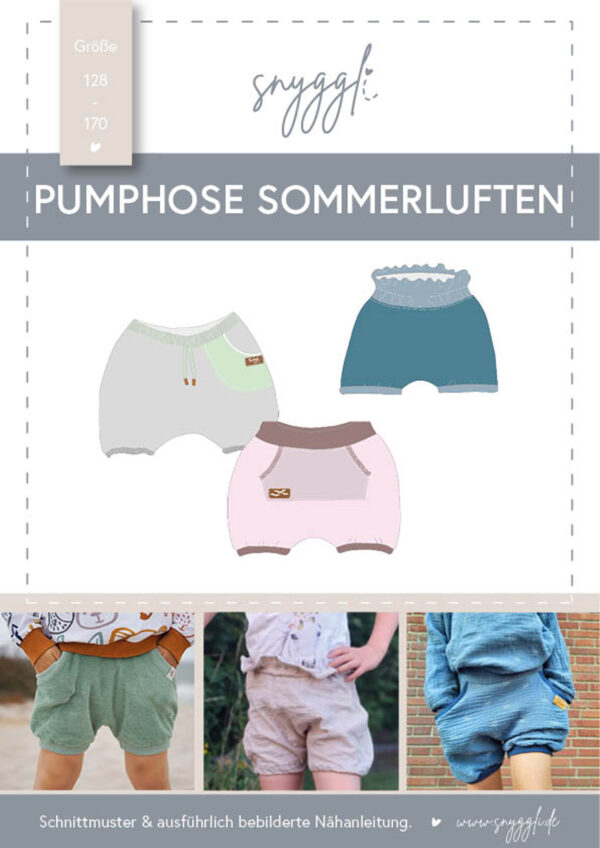 Snyggli-Pumphose-Sommerluften-Schnittmuster-Kinder-Teens-Sommer-Gr-128-170-cover