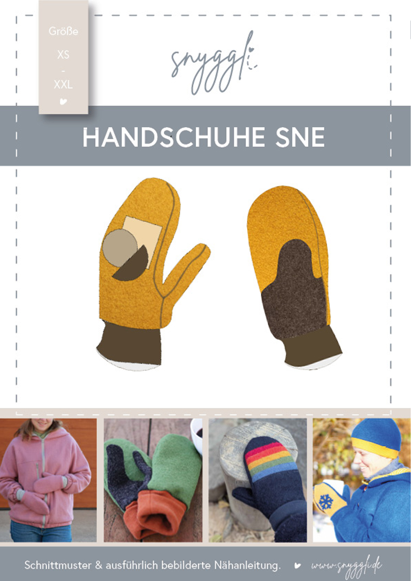 Snyggli-Schnittmuster-handschuhe-walk-walkhandschuhe-babys-kinder-teens-junge-mädchen-nähen-ebook-nähanleitung-größe-56-170_cover